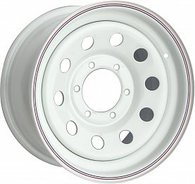 Диск колесный стальной штампованный ORW 13W, 6x139.7, 16x7, ET30, ЦО 110, белый